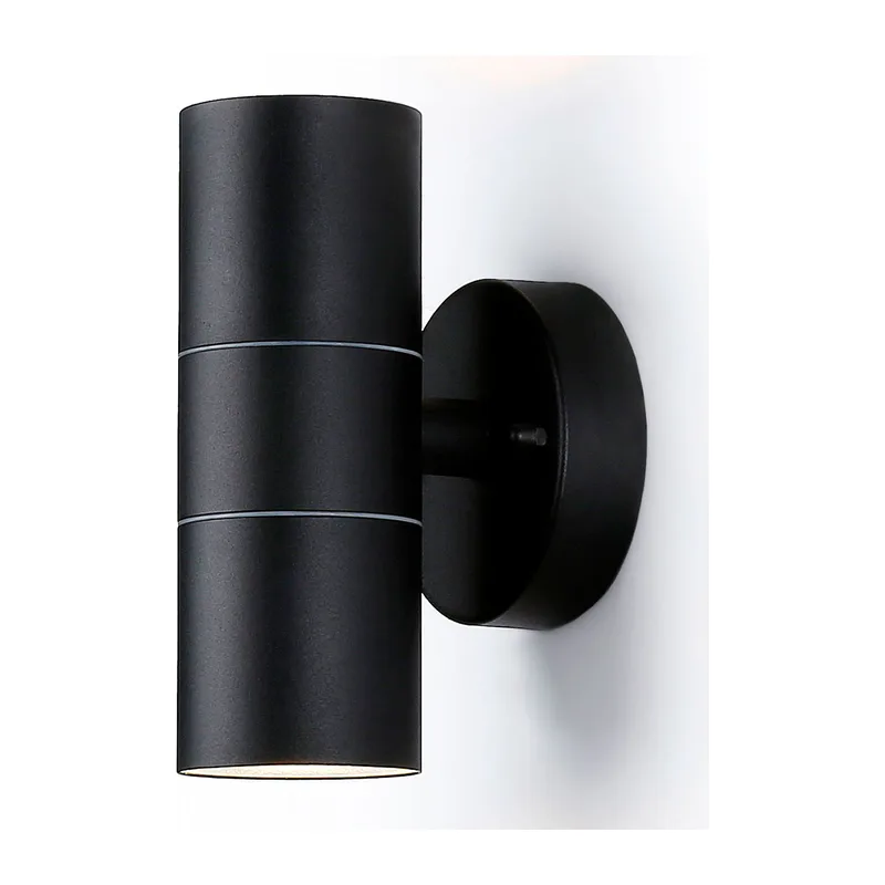 Уличный настенный архитектурный светильник ST3707/2 BK черный IP54 GU10/2 max 35W 160*60*95 Ambrella Light 5