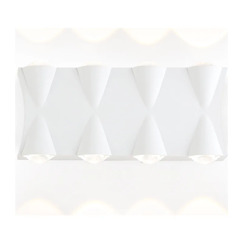 Уличный настенный светодиодный светильник IP54 ST4490/8 WH белый LED 4200K 8W IP54 190*80*45 Ambrella Light 5