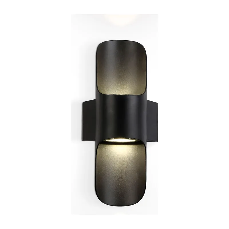 Уличный настенный светодиодный светильник IP54 ST4535 BK черный LED 4200K 8W IP54 220*66*100 Ambrella Light 5