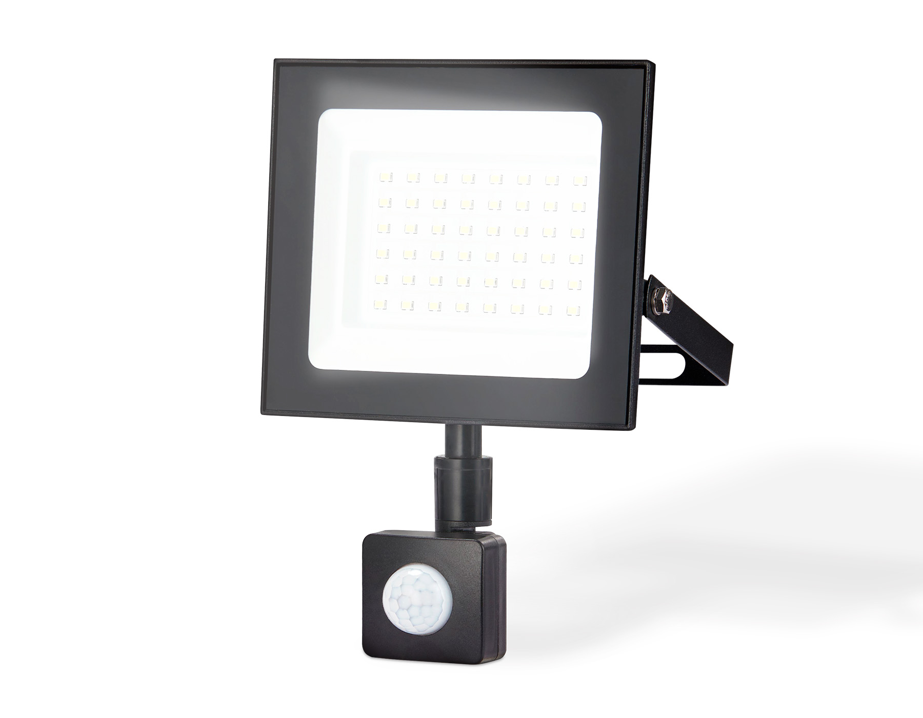 Прожектор светодиодный с датчиком движения ST8115 BK черный IP65 LED 6500K 50W 160*134*28 Ambrella Light 3