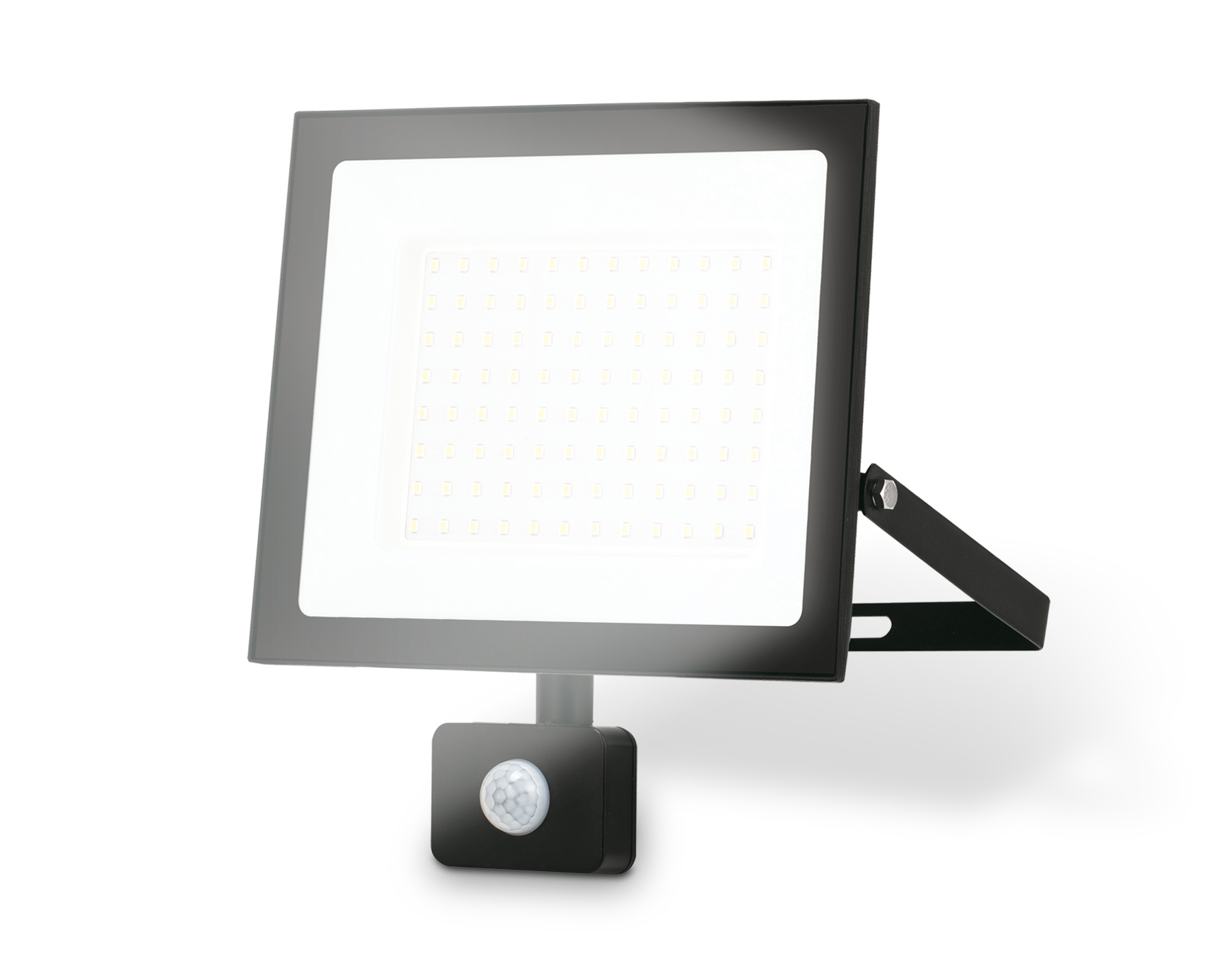 Прожектор светодиодный с датчиком движения ST8118 BK черный IP65 LED 6500K 100W 208*178*31 Ambrella Light 4