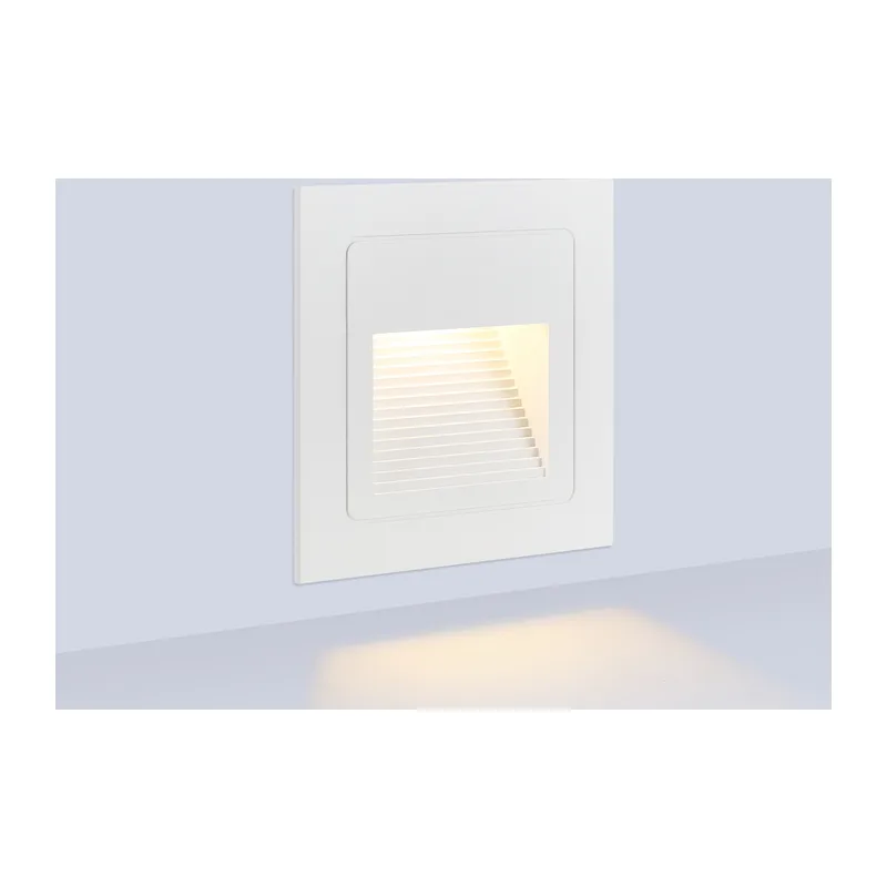 Подсветка для лестниц 3000K 3Вт P65 ST8211 WH белый IP65 LED 3000K 3W 84*84*46 Ambrella Light 3