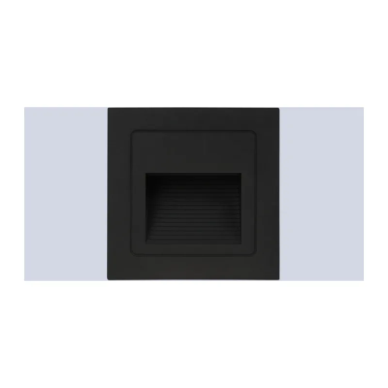 Подсветка для лестниц 3000K 3Вт P65 ST8212 BK черный IP65 LED 3000K 3W 84*84*46 Ambrella Light 3