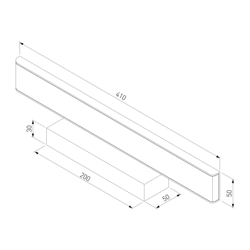 Настенный светодиодный светильник Sankara LED 16W IP20 белый Elektrostandard 6