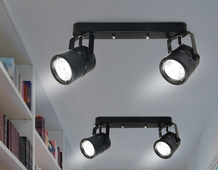Накладной поворотный светильник TA106 BK черный GU10 260*130*D60 Ambrella Light 9