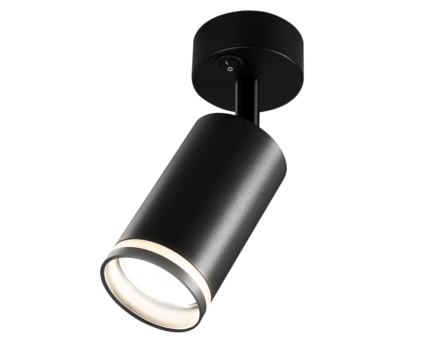 Накладной спот с выключателем TA121 BK черный GU10 max 12W D70*164*D55 Ambrella Light 6