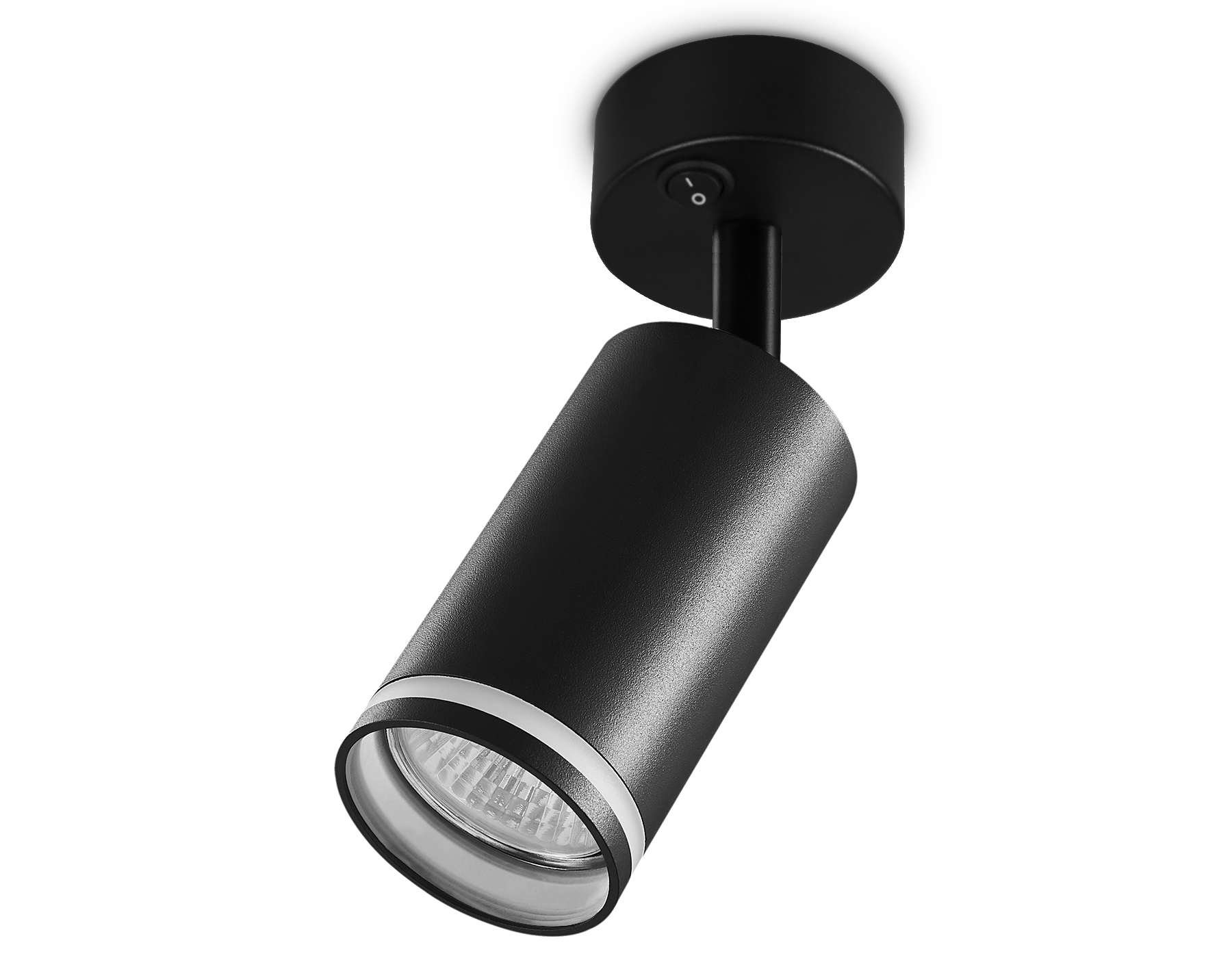 Накладной спот с выключателем TA121 BK черный GU10 max 12W D70*164*D55 Ambrella Light 7