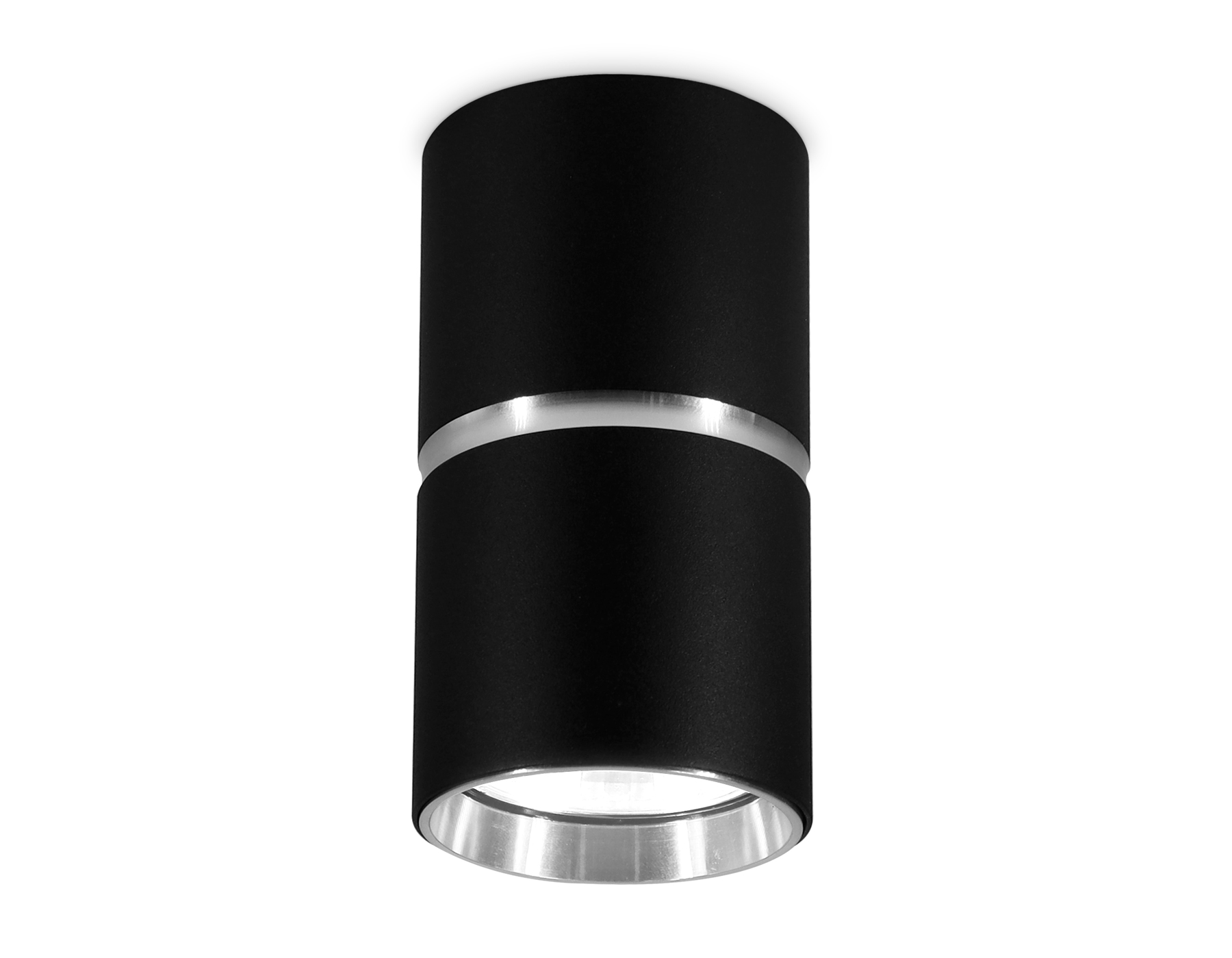 Накладной точечный светильник GU10 TN213116 BK/CH черный/хром GU10 D55*100 Ambrella Light 3