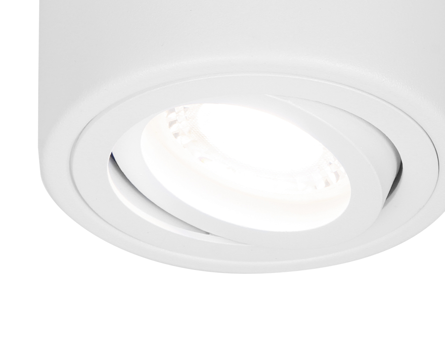 Накладной поворотный точечный светильник TN225 WH белый GU5.3 D80*100 Ambrella Light 6