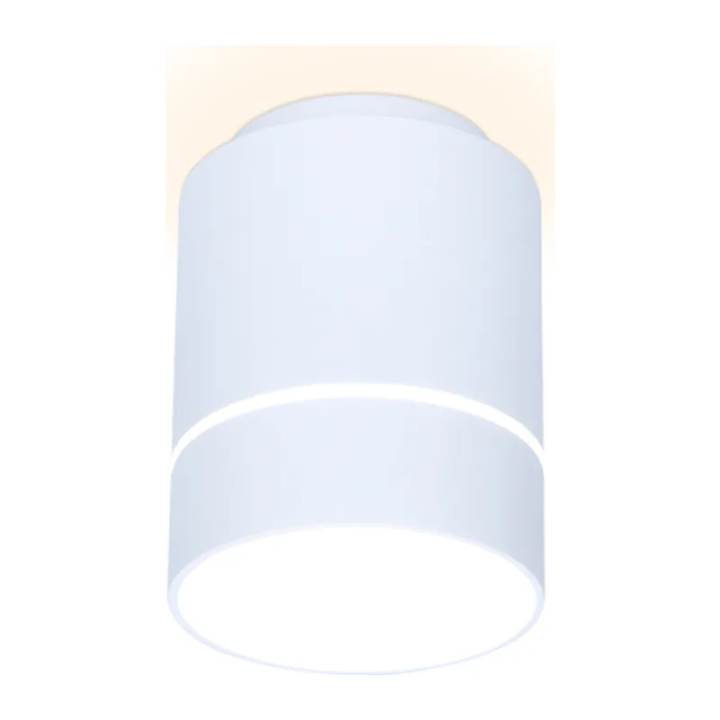 Накладной точечный светильник 4200K 7Вт TN256 WH/S белый/песок LED 4200K 7W D80*135 Ambrella Light 4