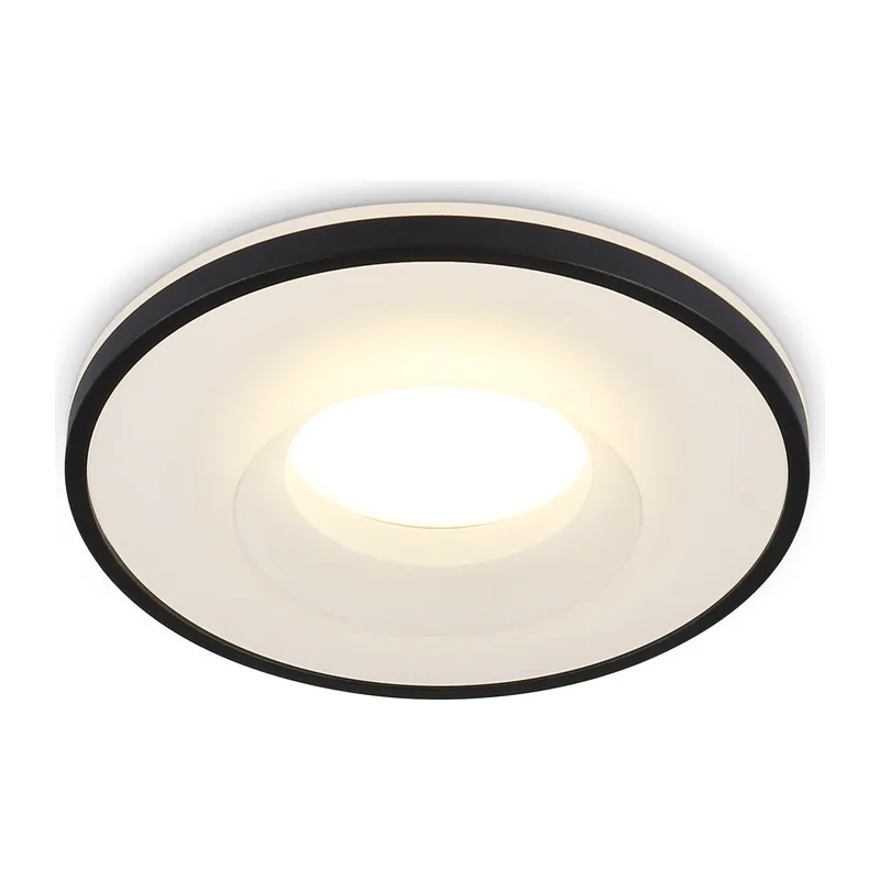 Встраиваемый точечный светильник MR16 1*GU5.3 TN3201 BK черный GU5.3 D92*32 Ambrella Light 7