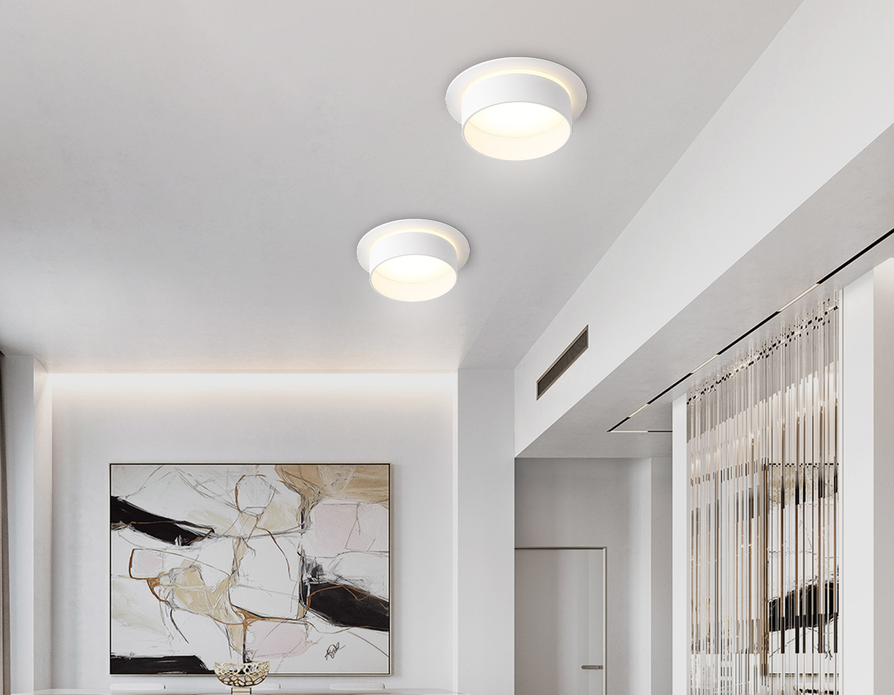 Встраиваемый светильник GX53 TN5212 WH белый GX53 D110*58 Ambrella Light 13