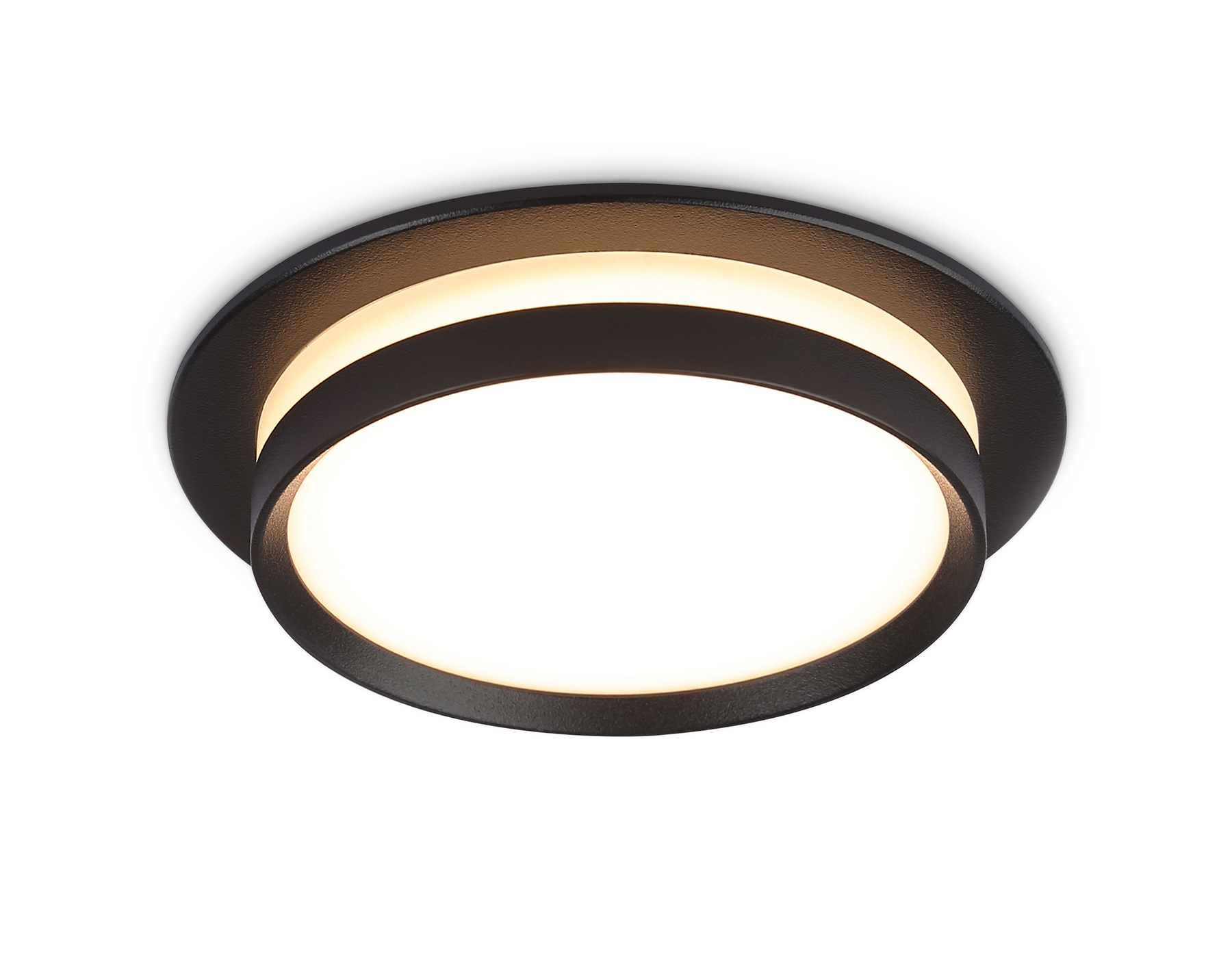 Встраиваемый точечный светильник GX53 TN5215 BK черный GX53 max 15W D105*40 Ambrella Light 8