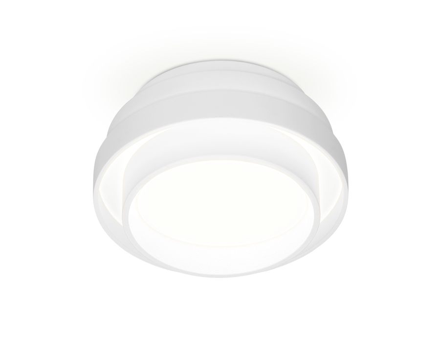 Накладной точечный светильник GX53 TN601 WH/S белый/песок GX53 D110*53 Ambrella Light 6