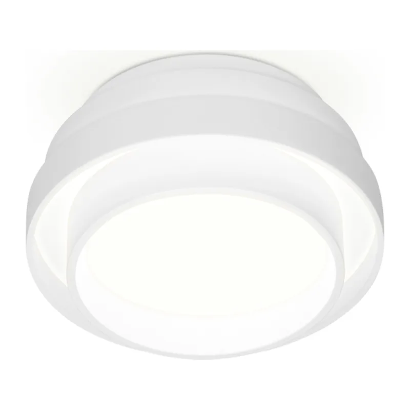 Накладной точечный светильник 1*GX53 TN601 WH/S белый/песок GX53 D110*53 Ambrella Light 6