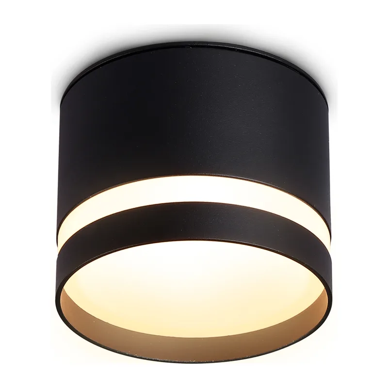 Накладной точечный светильник 1*GX53 IP44 TN6572 BK черный IP44 GX53 max 15W D82*65 Ambrella Light 7
