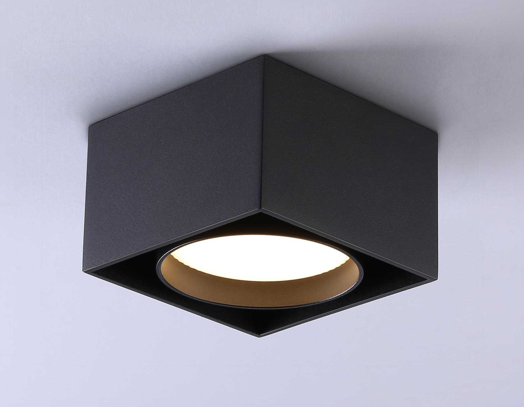 Накладной точечный светильник GX53 TN70866 BK черный GX53 max 12W 95*95*62 Ambrella Light 11