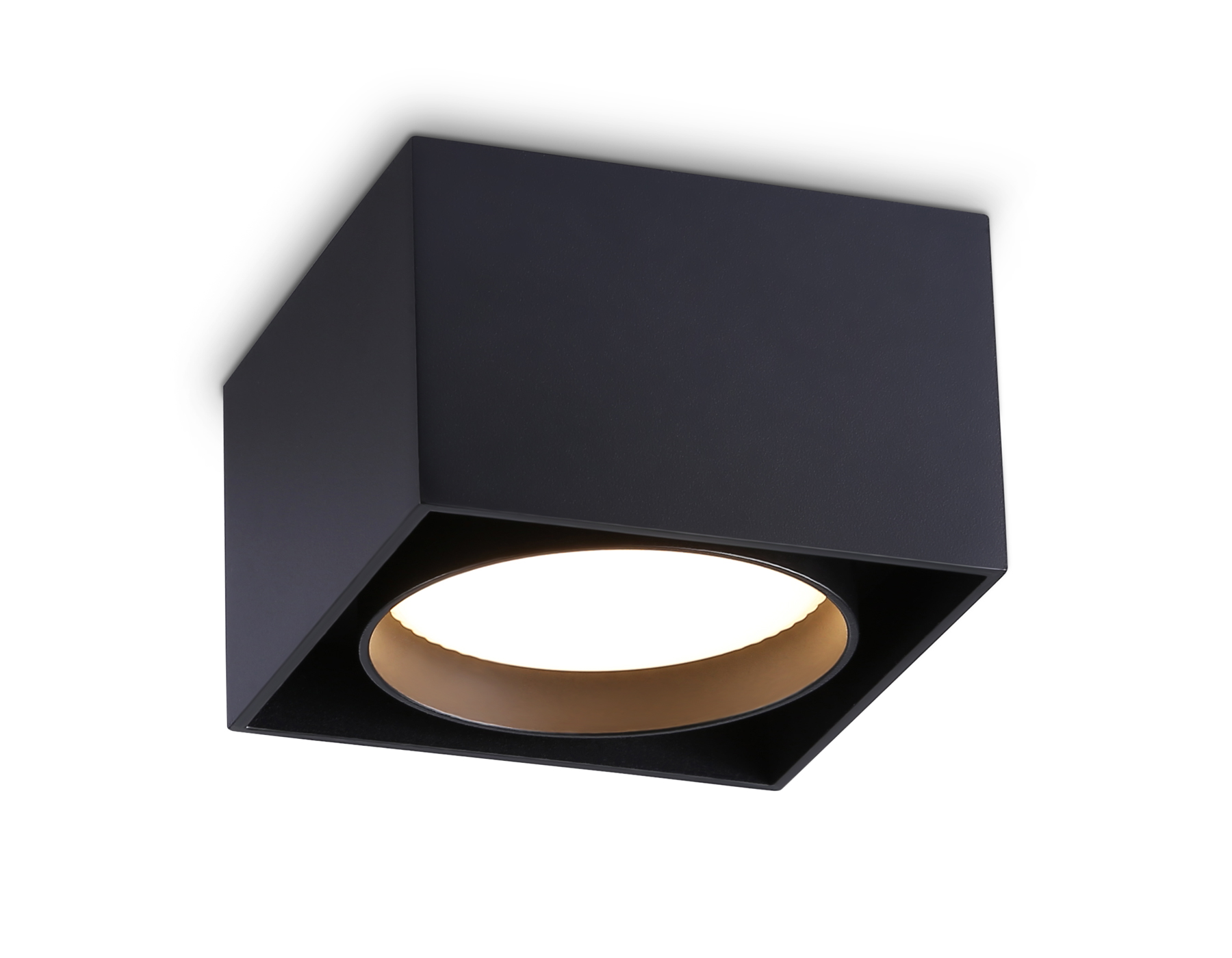 Накладной точечный светильник GX53 TN70866 BK черный GX53 max 12W 95*95*62 Ambrella Light 7
