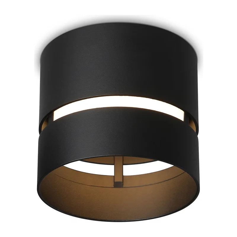 Накладной точечный светильник 1*GX53 TN71052 BK черный GX53 max 12W D85*75 Ambrella Light 6