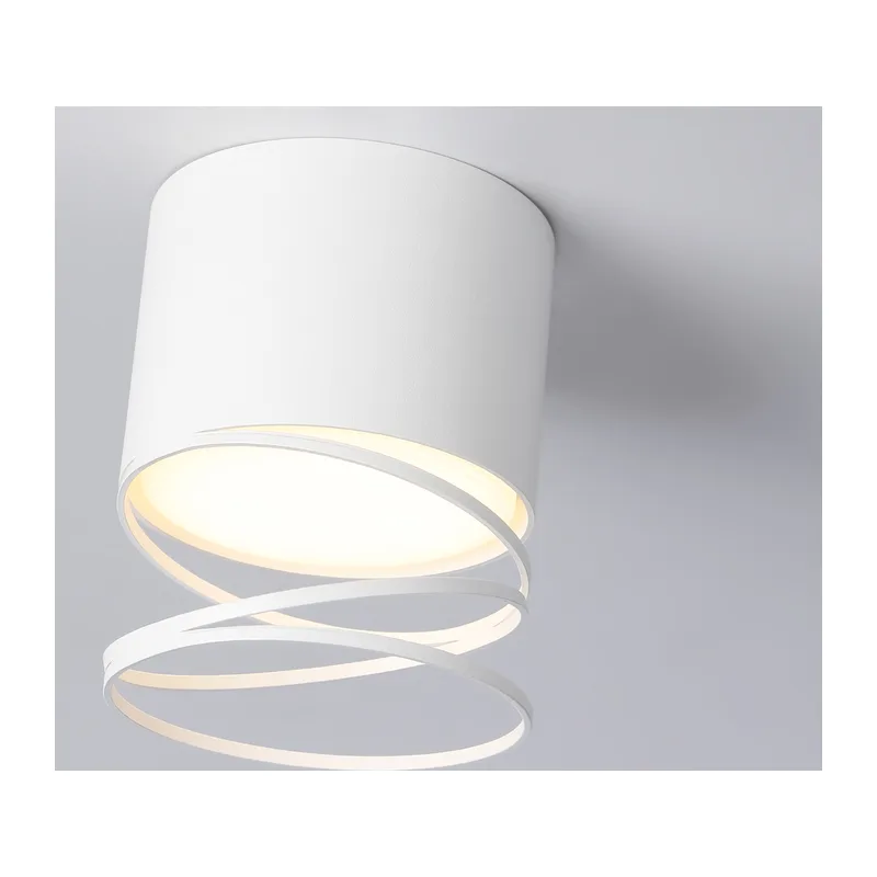 Накладной точечный светильник 1*GX53 TN71103 WH белый GX53 max 12W D82*110 Ambrella Light 7