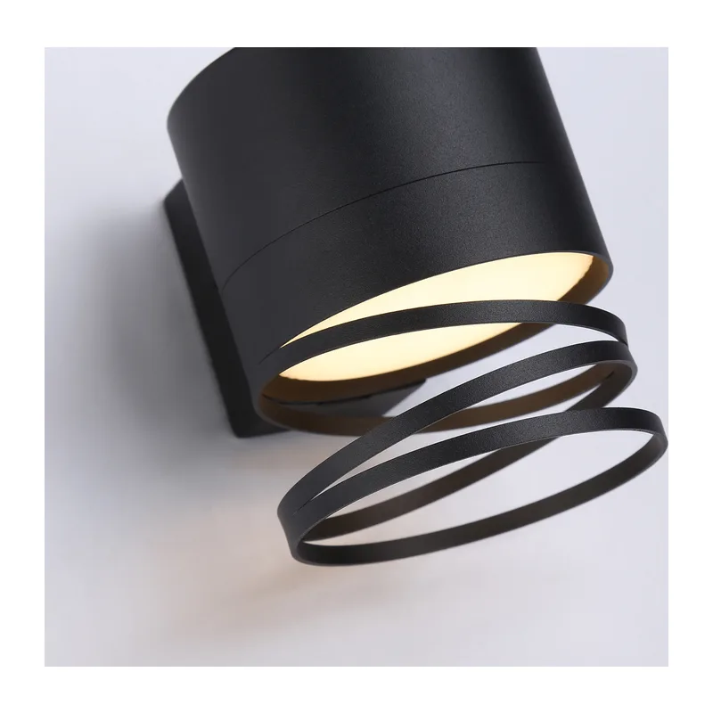 Светильник настенный GX53*1 TN71113 BK черный GX53 max 12W 110*82*100 Ambrella Light 6