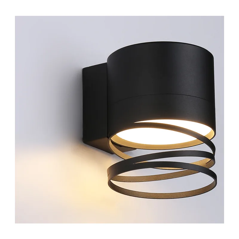 Светильник настенный GX53*1 TN71113 BK черный GX53 max 12W 110*82*100 Ambrella Light 7