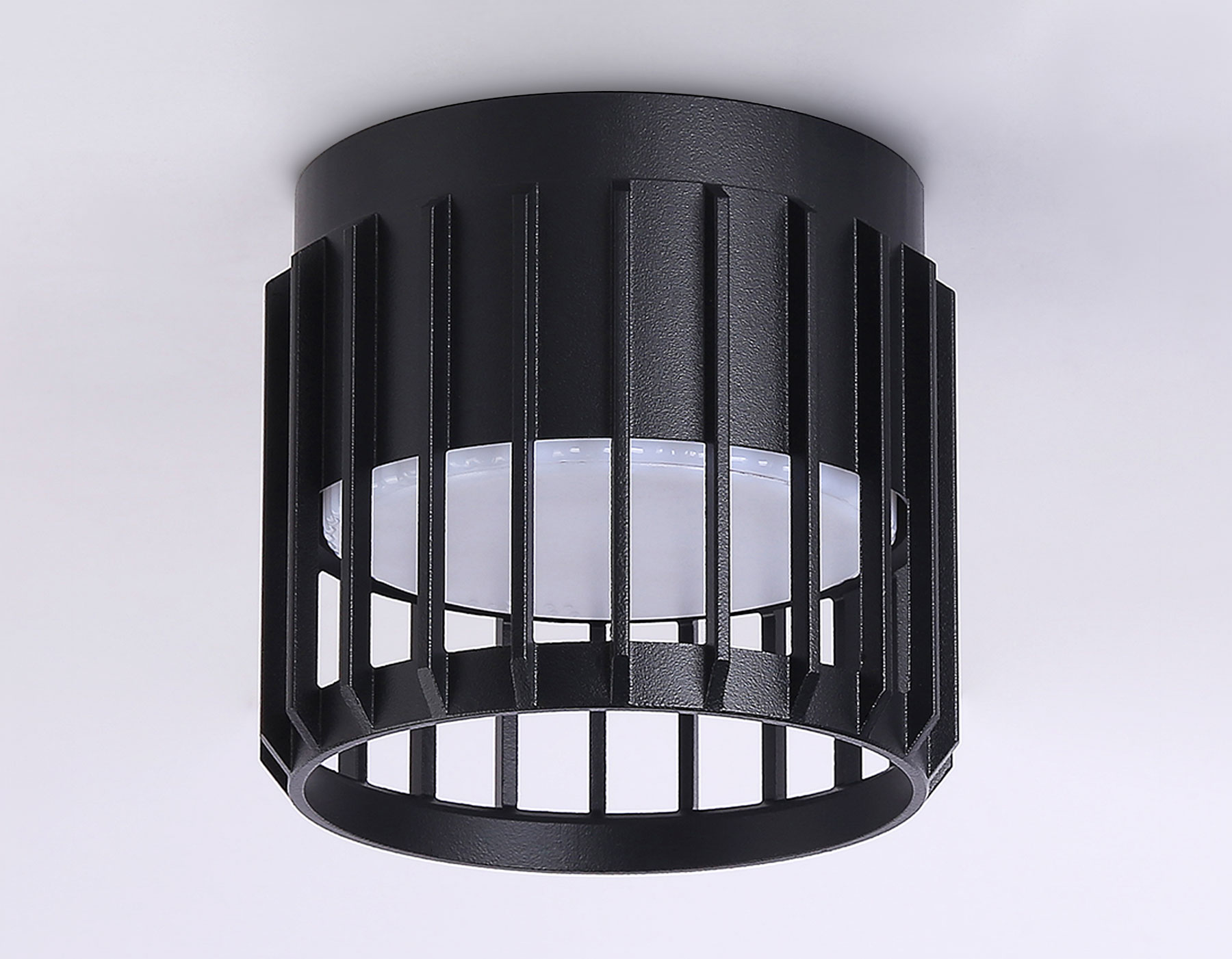 Накладной светильник со сменной лампой GX53 TN71155 BK черный GX53 D100*80 Ambrella Light 8