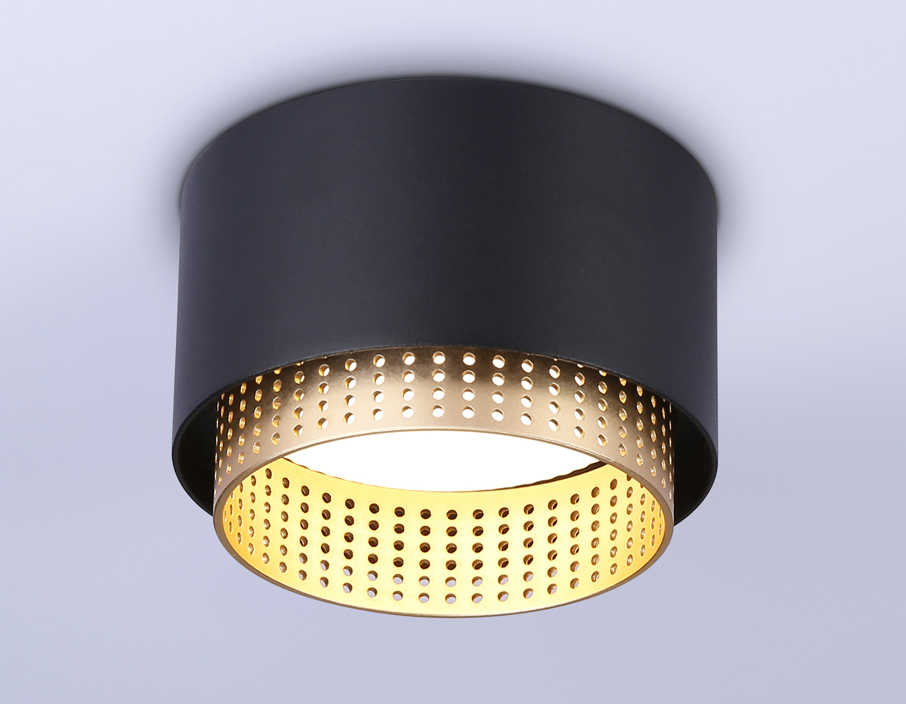 Накладной точечный светильник GX53 TN71275 BK/GD черный/золото GX53 max 12W D95*62 Ambrella Light 14