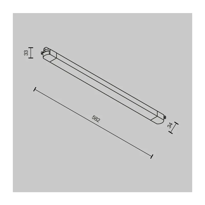 Трековый светильник Базис / Basis Unity 4000K 24Вт 110° Maytoni TR000-1-24W4K-B_1 9
