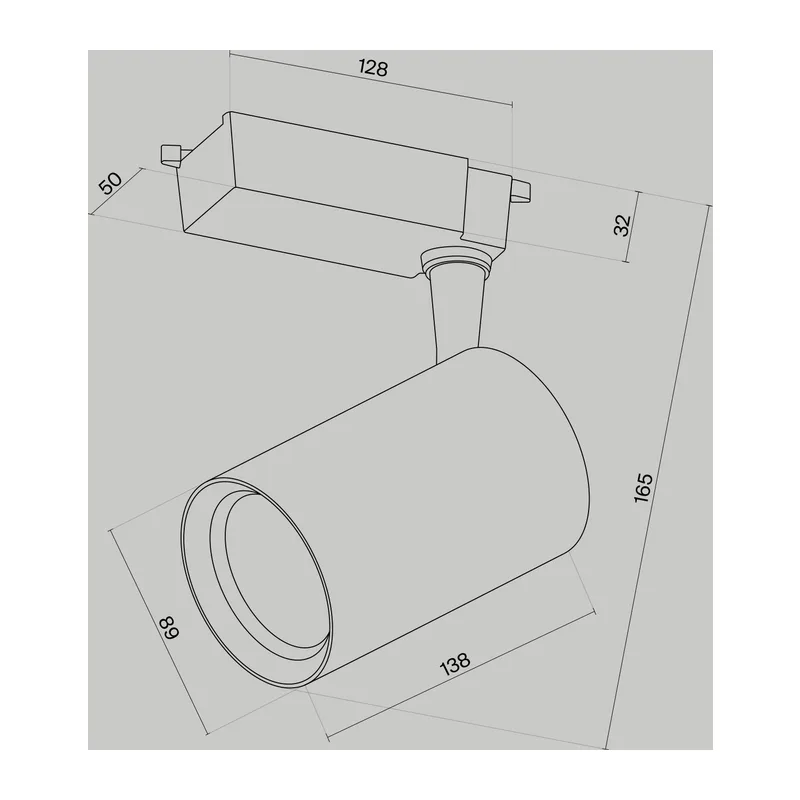 Трековый светильник Вуоро / Vuoro Unity 4000K 15Вт 36° Maytoni TR003-1-15W4K-M-B 2