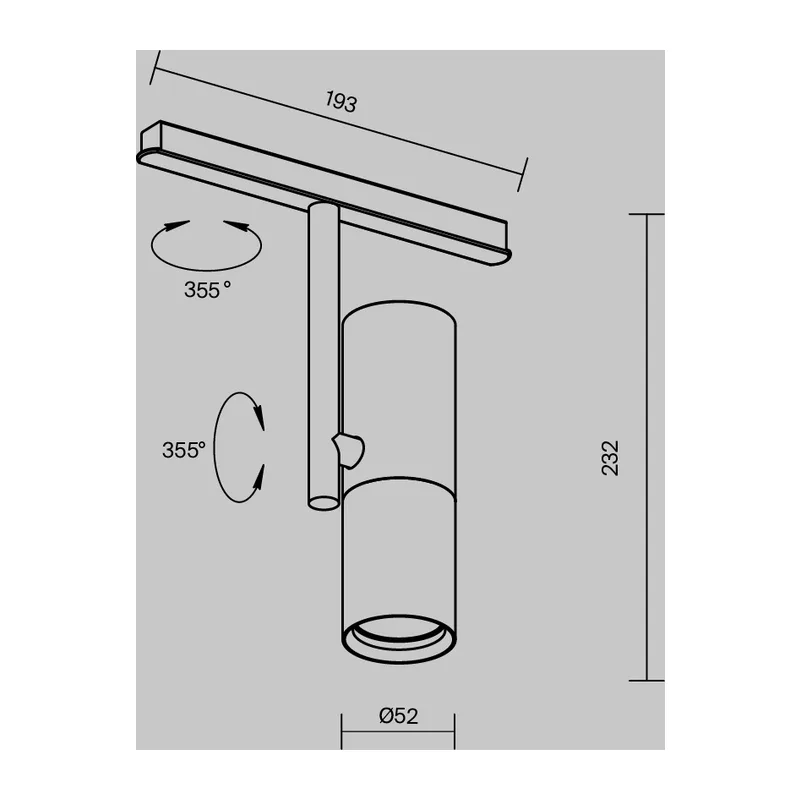 Трековый светильник Элти / Elti Exility 3000K 12Вт 36° Maytoni TR005-2-12W3K-B 10