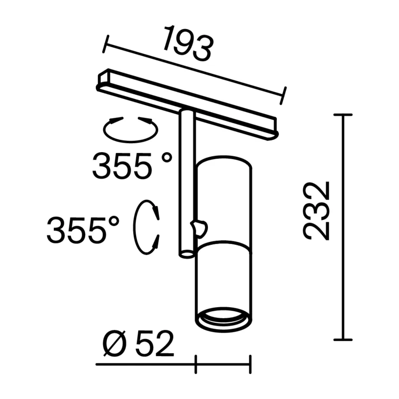 Трековый светильник Элти / Elti Exility 3000K 12Вт 36° Maytoni TR005-2-12W3K-BW 2