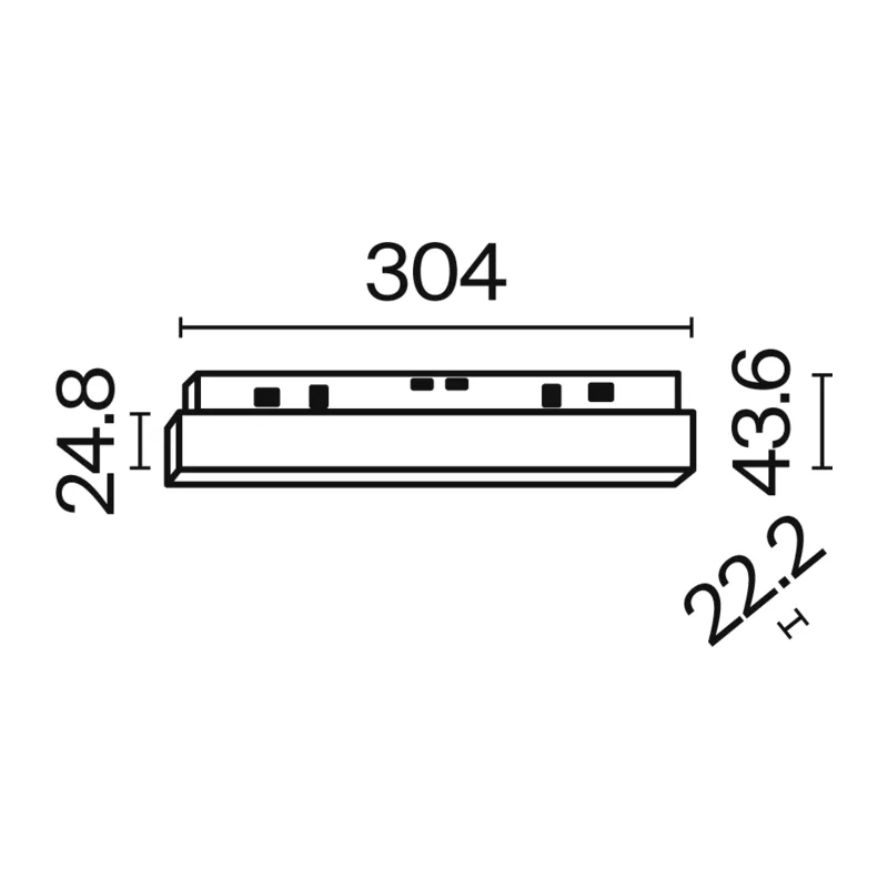 Трековый светильник Базис / Basis Exility 2700-6000K 12Вт 120° Dim Dali1 Maytoni TR030-4-12WTW-DD-W 2