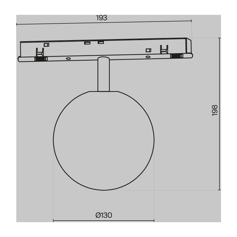 Трековый светильник Луна / Luna Exility 2700-6000K 5Вт 360° Dim Dali1 Maytoni TR038-4-5WTW-DD-B 9