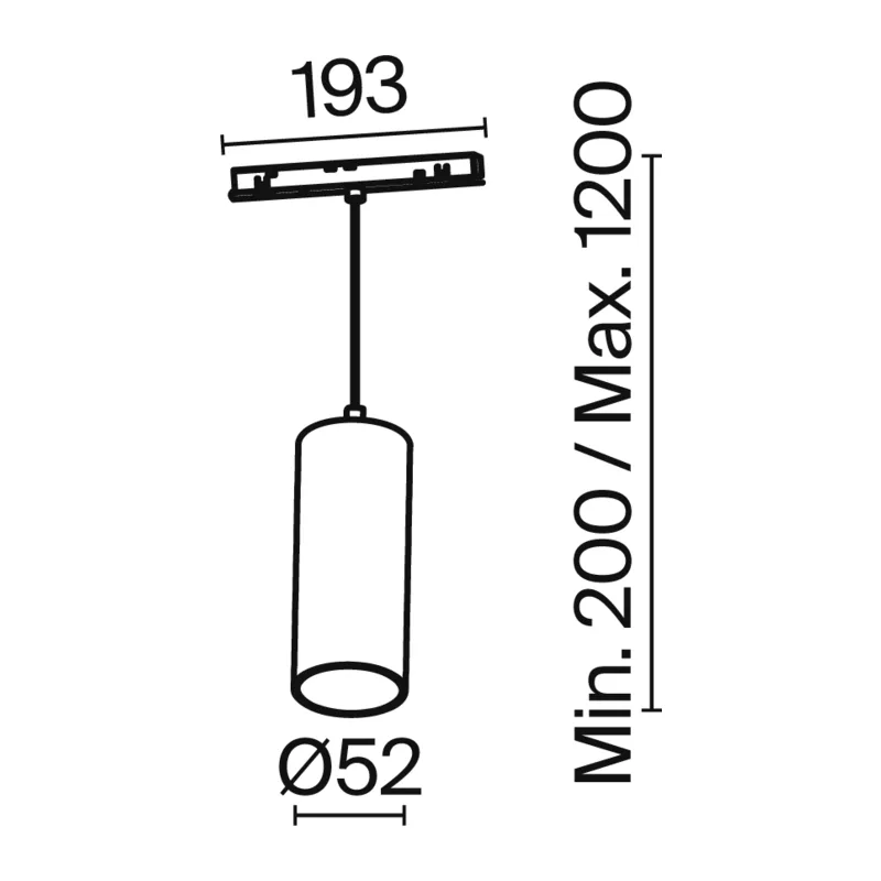 Трековый подвесной светильник Фокус / Focus Led Exility 3000K 12Вт 36° Maytoni TR041-2-12W3K-B 5
