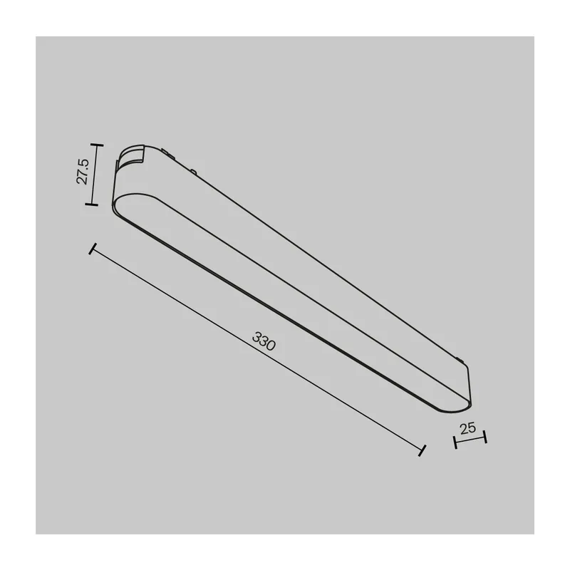 Трековый светильник Базис / Basis Radity 3000K 18Вт 120° Maytoni TR080-1-18W3K-W 10