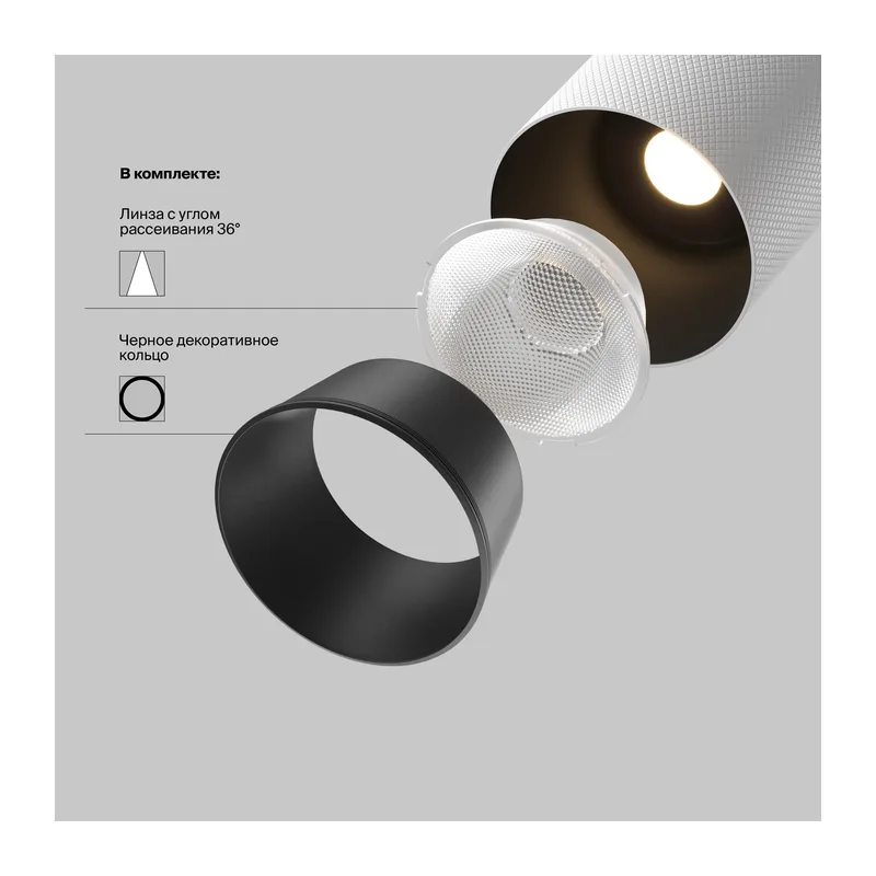 Трековый светильник Мастер / Artisan Exility 4000K 12Вт 36° Maytoni TR097-2-12W4K-M-BW 4