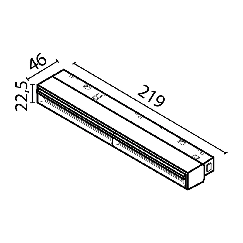 Трековый светильник Парете / Parete Exility 3000K 12Вт 120° Maytoni TR106-2-12W3K-W 12