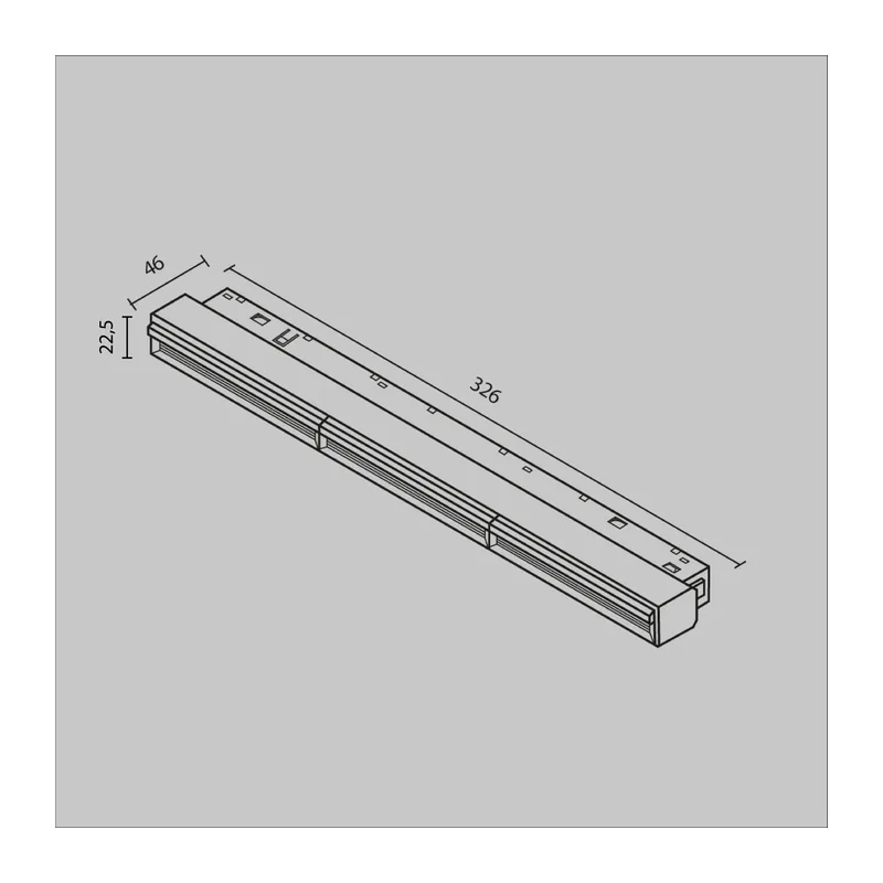 Трековый светильник Парете / Parete Exility 3000K 18Вт 120° Maytoni TR106-2-18W3K-B 9