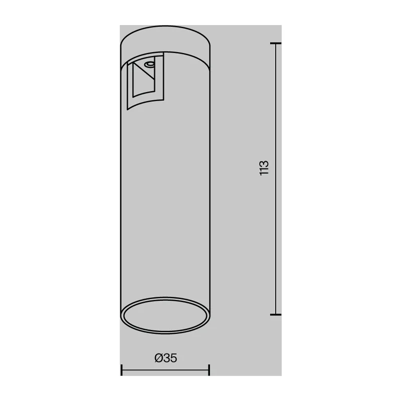 Трековый светильник Фокус / Focus Led Flarity 4000K 5Вт 34° Maytoni TR143-1-5W4K-W-PT 9