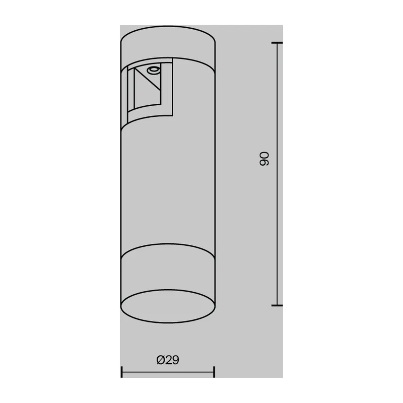 Трековый светильник Скольжение / Skim Flarity 4000K 2Вт 110° Maytoni TR145-1-3W4K-W-PT 9