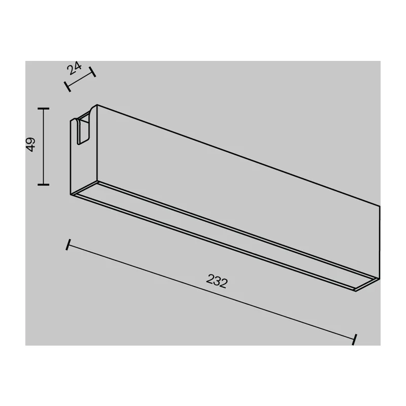 Трековый светильник Базис / Basis Flarity 4000K 12Вт 120° Maytoni TR151-1-12W4K-B 9