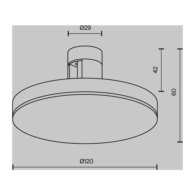 Трековый светильник Плато / Plato Flarity 3000K 7Вт 120° Maytoni TR152-1-7W3K-B 2