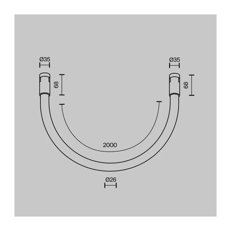 Трековый светильник Тау / Tau Flarity 4000K 27Вт 360° Maytoni TR154-1-27W4K-B 9