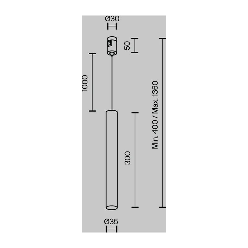 Трековый подвесой светильник Фокус / Focus Led Flarity 4000K 5Вт 30° Maytoni TR155-1-5W4K-PT 10