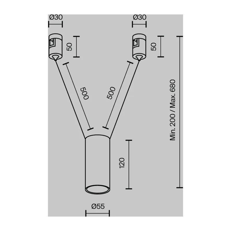 Трековый подвесой светильник Фокус / Focus Led Flarity 3000K 12Вт 36° Maytoni TR157-1-12W3K-B 9