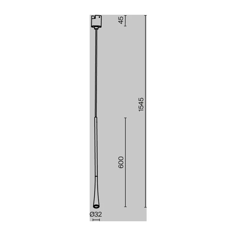 Трековый светильник Стан / Waist Elasity 3000К 7Вт 38° Maytoni TR168-1-7W3K-M-B 10