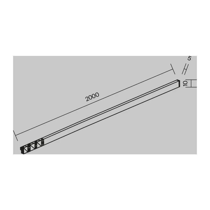 Трековый светильник Гибкий / Flex Levity 2700К 16Вт 2м Maytoni TR186-1-16W2.7K-B 10