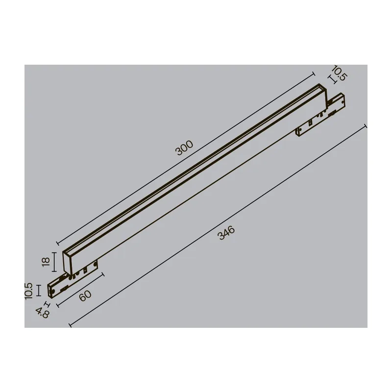 Трековый светильник Базис / Basis Levity 3000К 8Вт 100° Maytoni TR192-1-8W3K-B 10