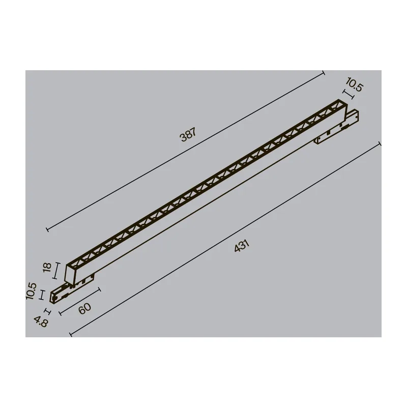 Трековый светильник Точки / Points Levity 2700К 20Вт 30° Maytoni TR193-1-20W2.7K-M-B 9
